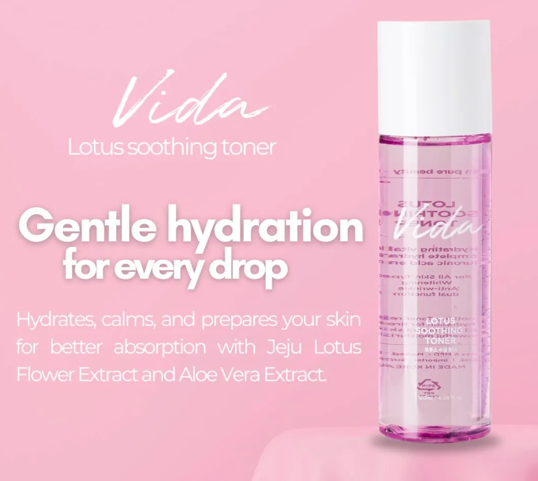 Vida Skin Lotus Soothing Toner