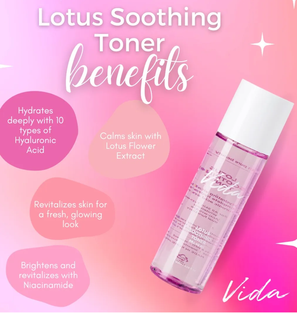 Vida Skin Lotus Soothing Toner